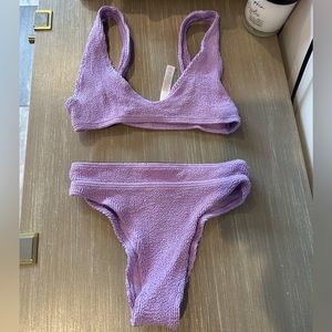 New/Never Worn Bound by Bond-Eye Bikini Lavender (Scout Top/Savannah Bottom)